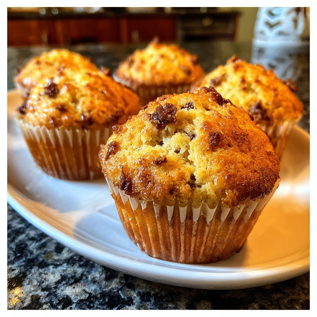 Muffins mit Kakao und Vanille