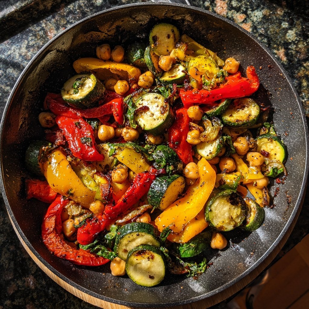 Mittagessen vegetarisch für die Familie