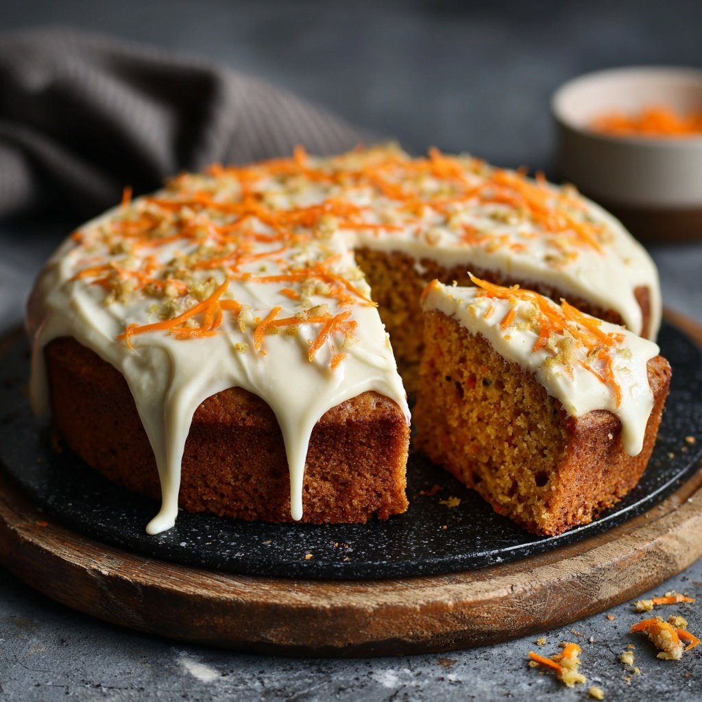 Karottenkuchen Mit Joghurt Teig
