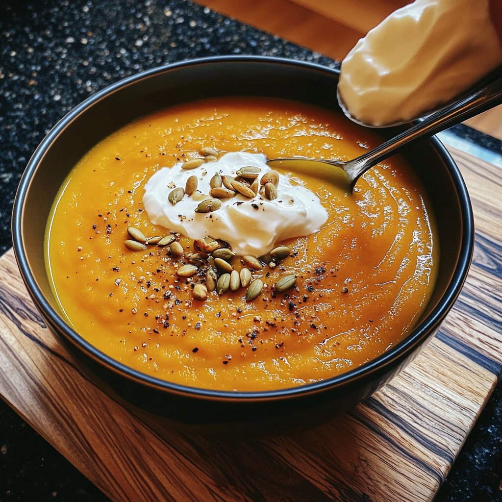 Kürbissuppe cremig fein