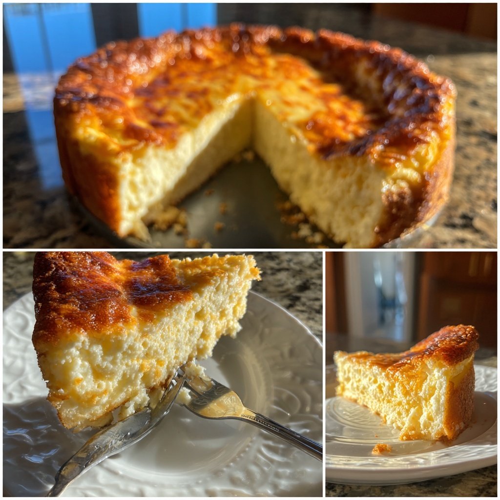 Käsekuchen ohne Boden