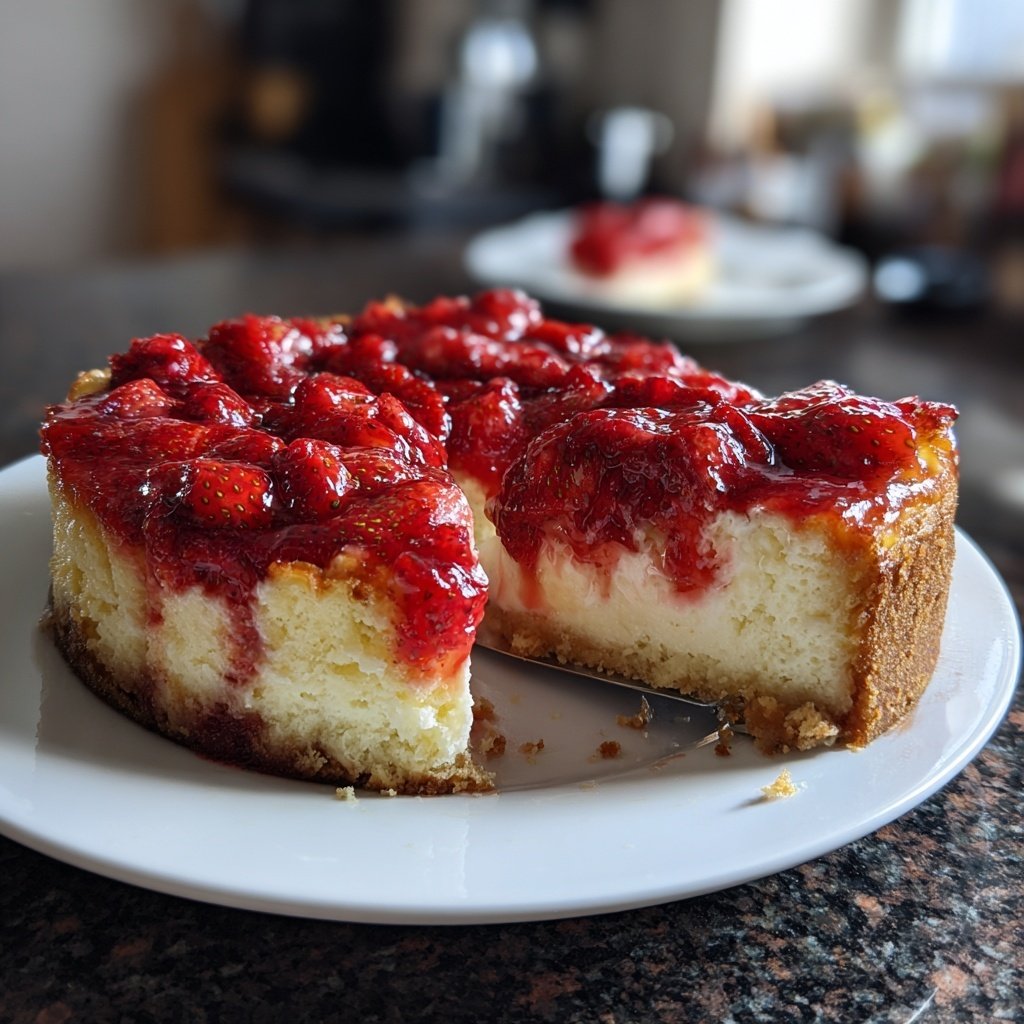 Erdbeer Schmand Kuchen Klassisch