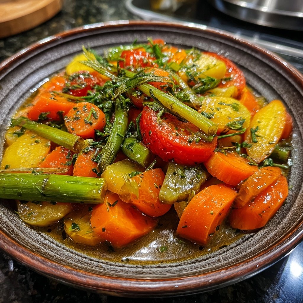 Gemüsepfanne mit Zitronengras