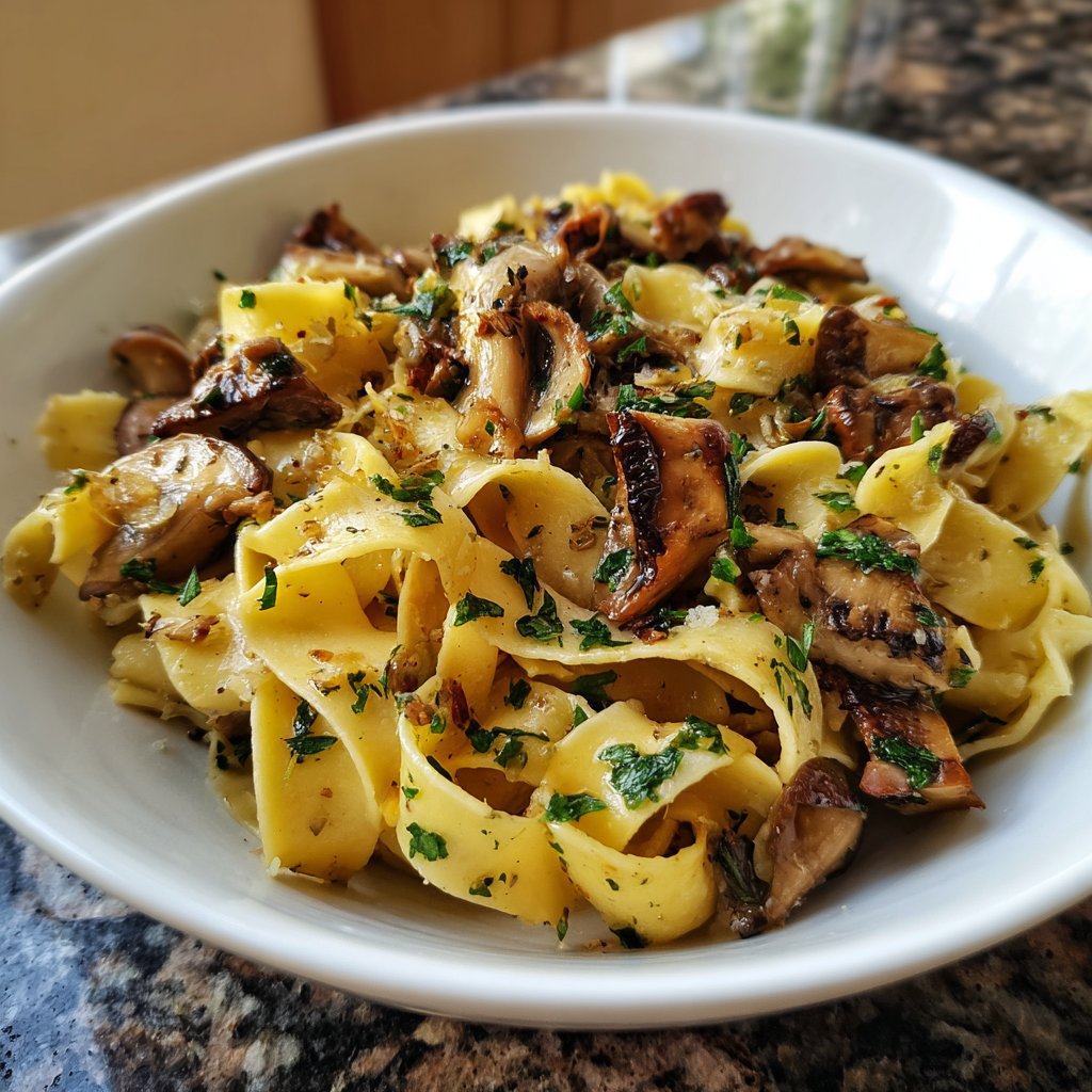 Tagliatelle mit Steinpilzen